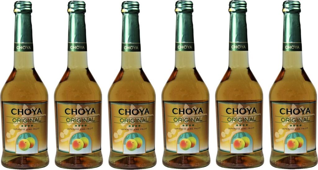 [ 6x 500ml ] CHOYA ORIGINAL Aromatisiertes weinhaltiges Produktbild 