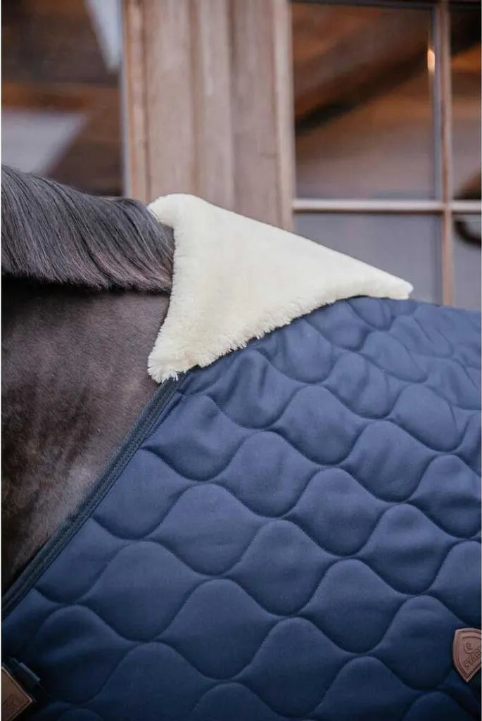 Couverture Kentucky 100g Marine 155 Anti-Frottements pour Cheval Sensible - 10