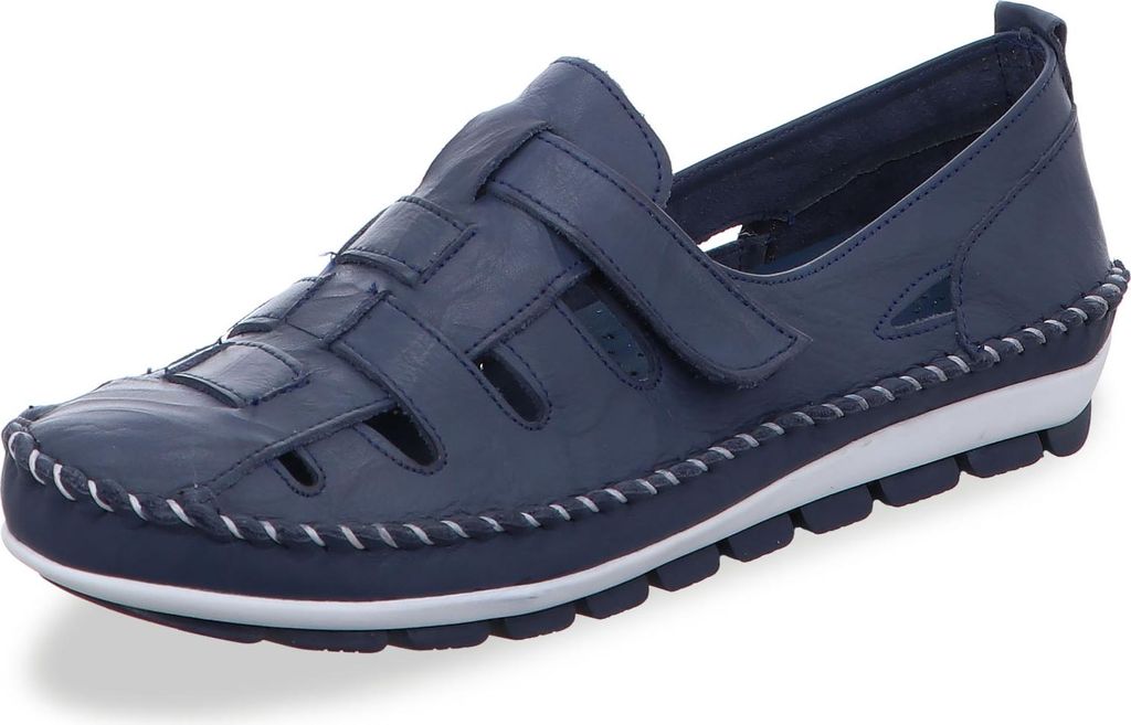 Gemini scarpe da donna slip-on in pelle intrecciata con Immagine del prodotto 