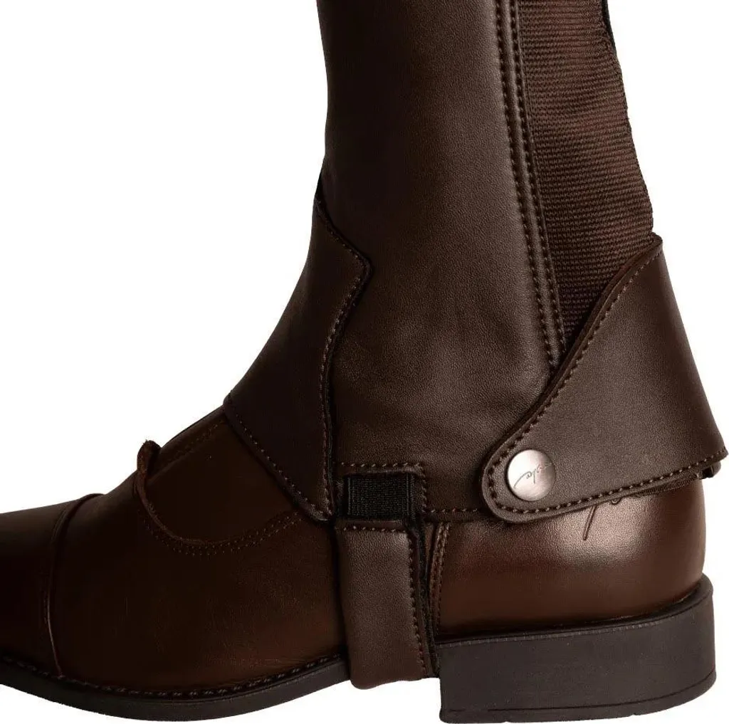 Dyon Pro Standard Demi-chaps Marron L Regular - Cuir Grainé Souple