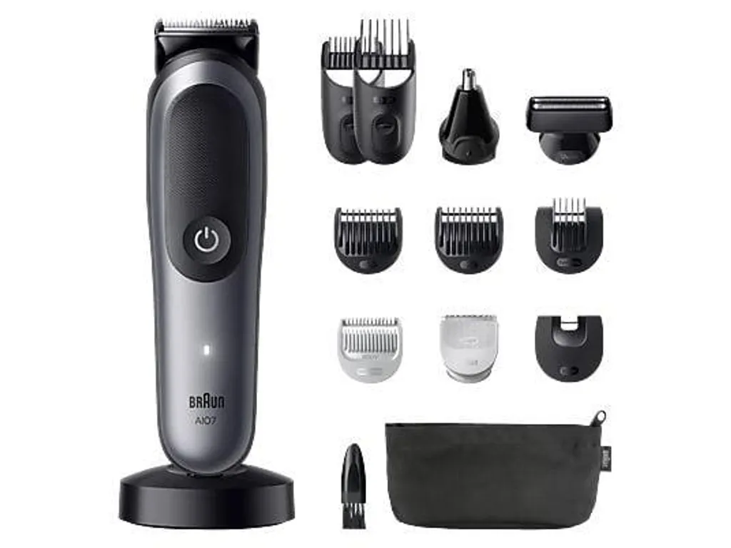 Tondeuse Multifonction Braun AIO7560 Universelle pour Barbe et Cheveux