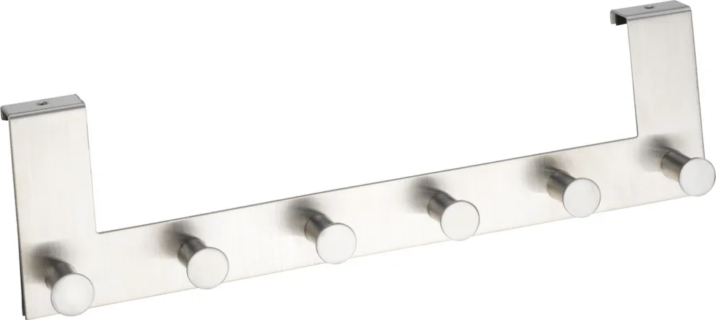 WENKO Celano Porte-manteau en Acier Inoxydable pour Porte de Salle de Bain