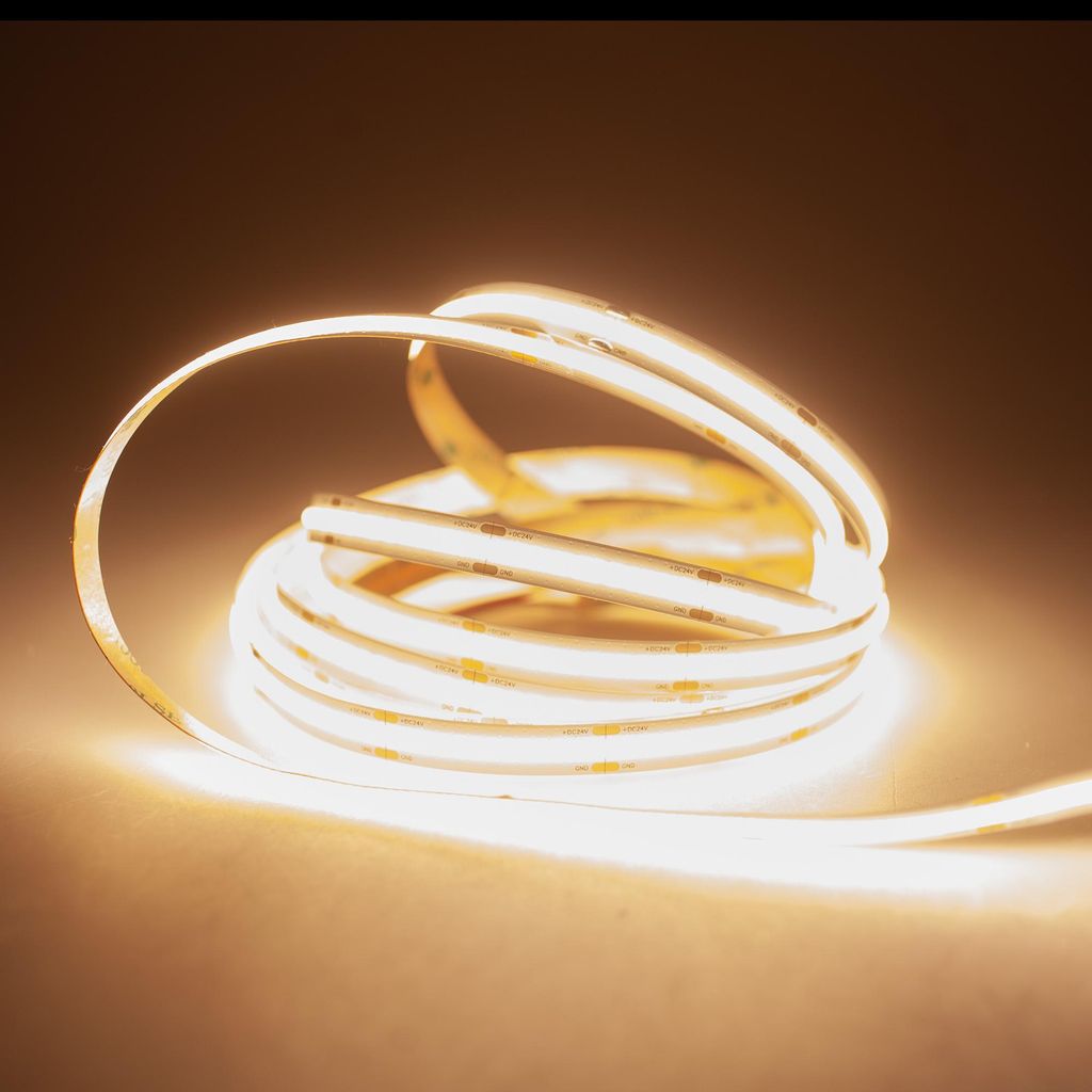 LED Strip COB Eco 528 Warmweiß (3000K) 45W 3 Meter 24V IP20 Produktbild 