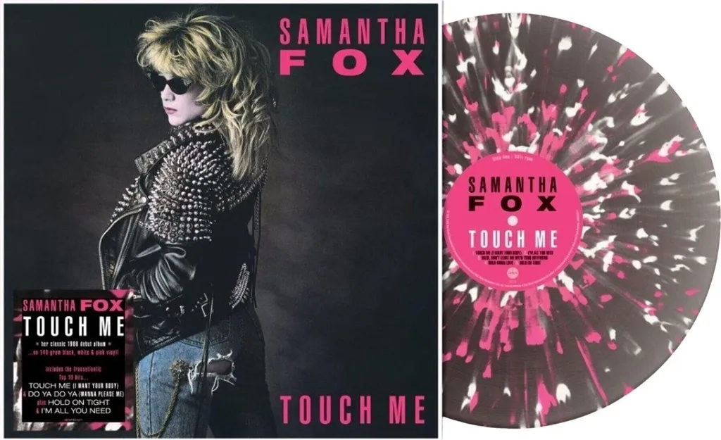 Samantha Fox Album Touch Me Vinyle Rose et Blanc Edition Limitée LP