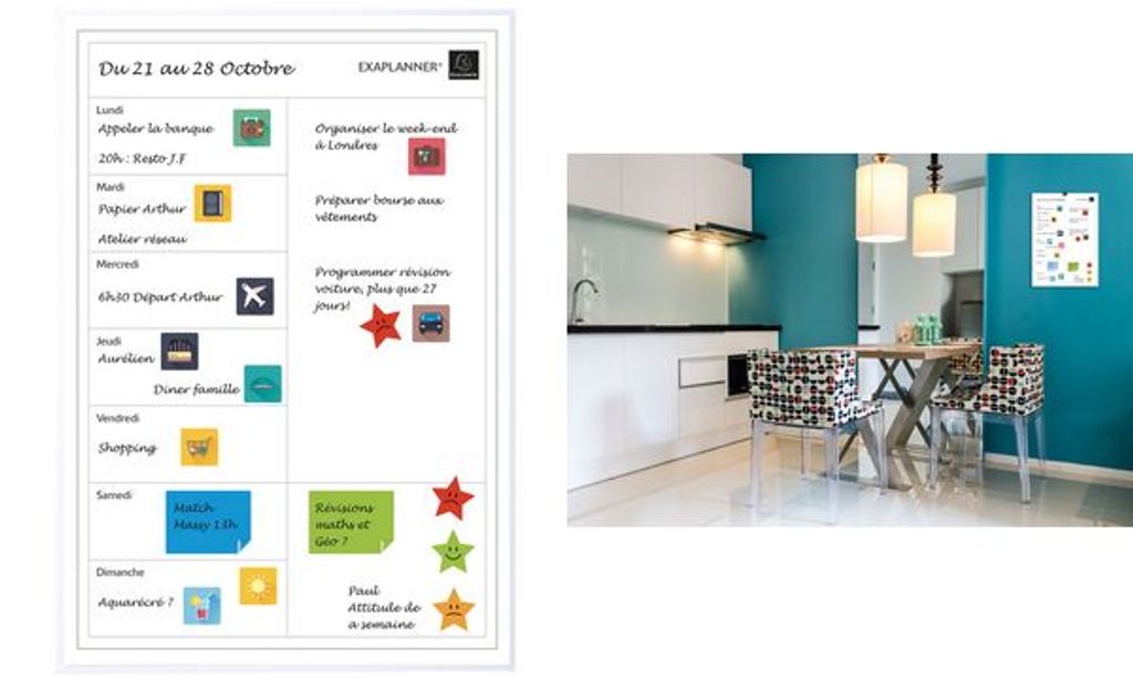 Exacompta Magnetplaner Privat 43x30cm