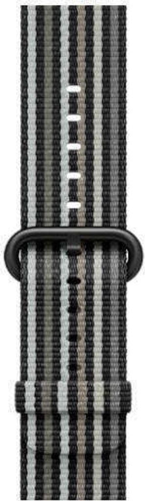 Apple Woven Nylon Apple Watch 38mm / 40mm / 41mm Black Stripe