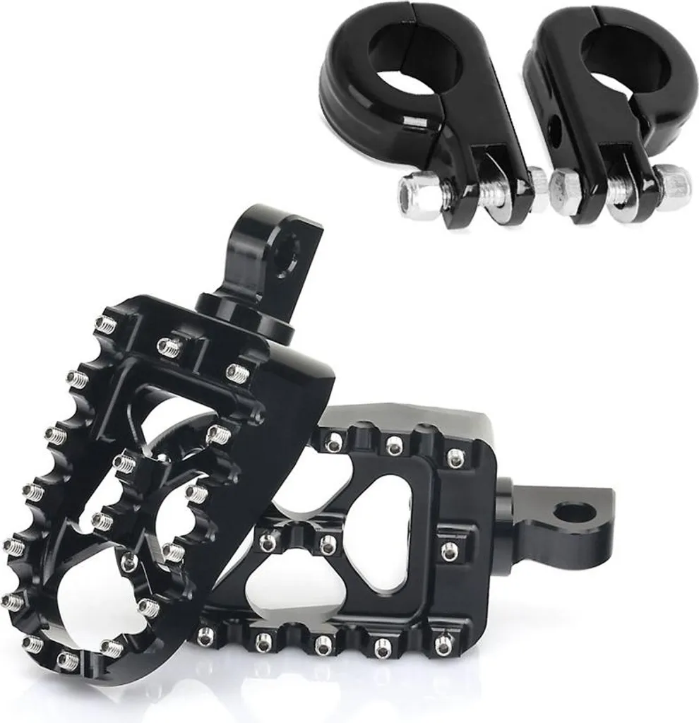 Évitez la Fatigue en Moto avec les Repose-pieds HC14 sur Support 32mm