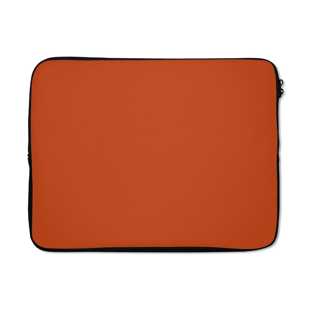 MuchoWow Laptop Hülle 17 Zoll Laptoptasche Sienna - Erde - Farben - Massiv - Zipper - Schutzabdeckung
