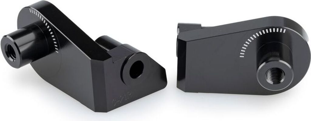 PUIG 22184N Vintage Fußrasten passend fuer BMW F900GS Schwarz