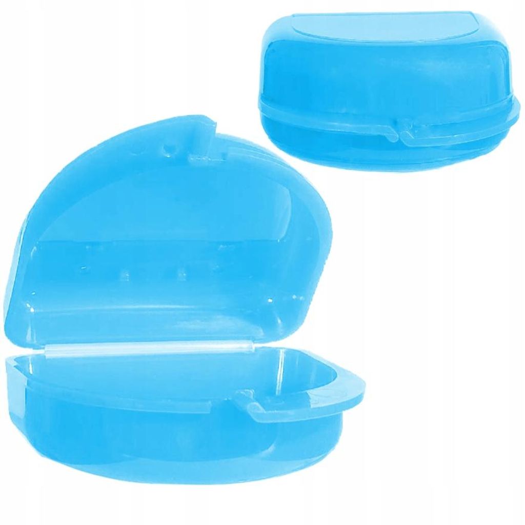 Contenitore per apparecchi ortodontici blu – Contenitore Immagine del prodotto 