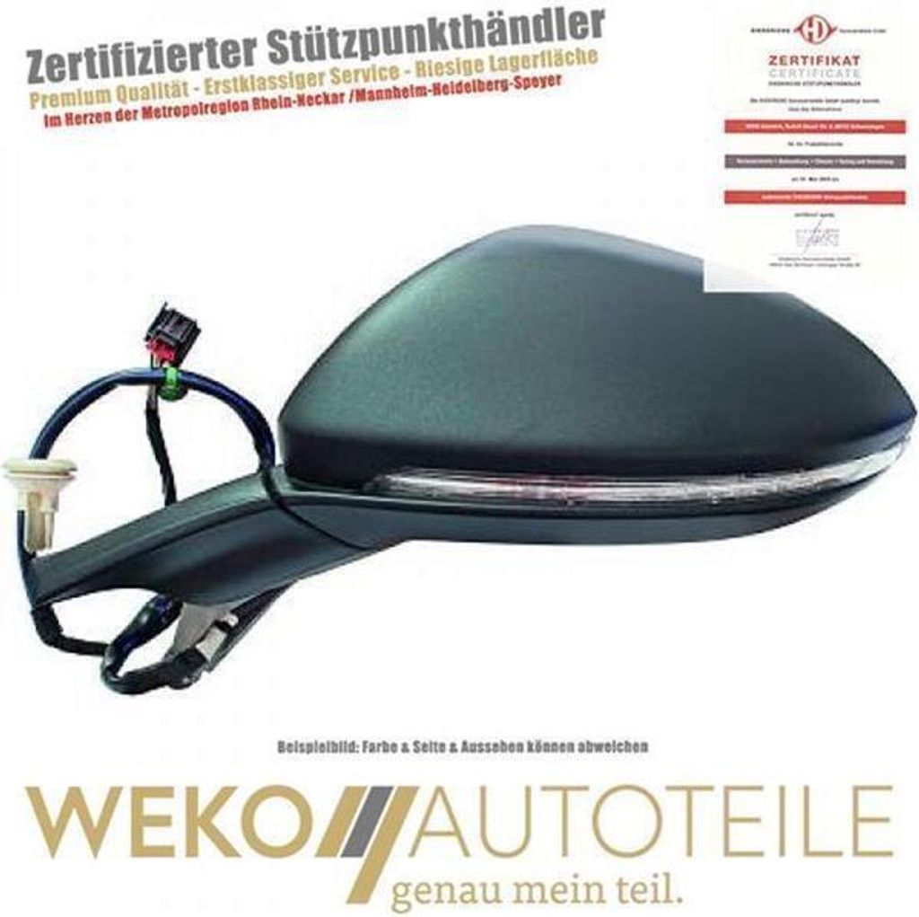 Außenspiegel links DIEDERICHS 2216325 für VW