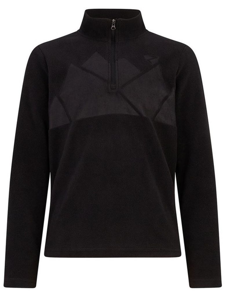 Ziener Kinder Fleecepullover JONKI black : 152 Größe: 152