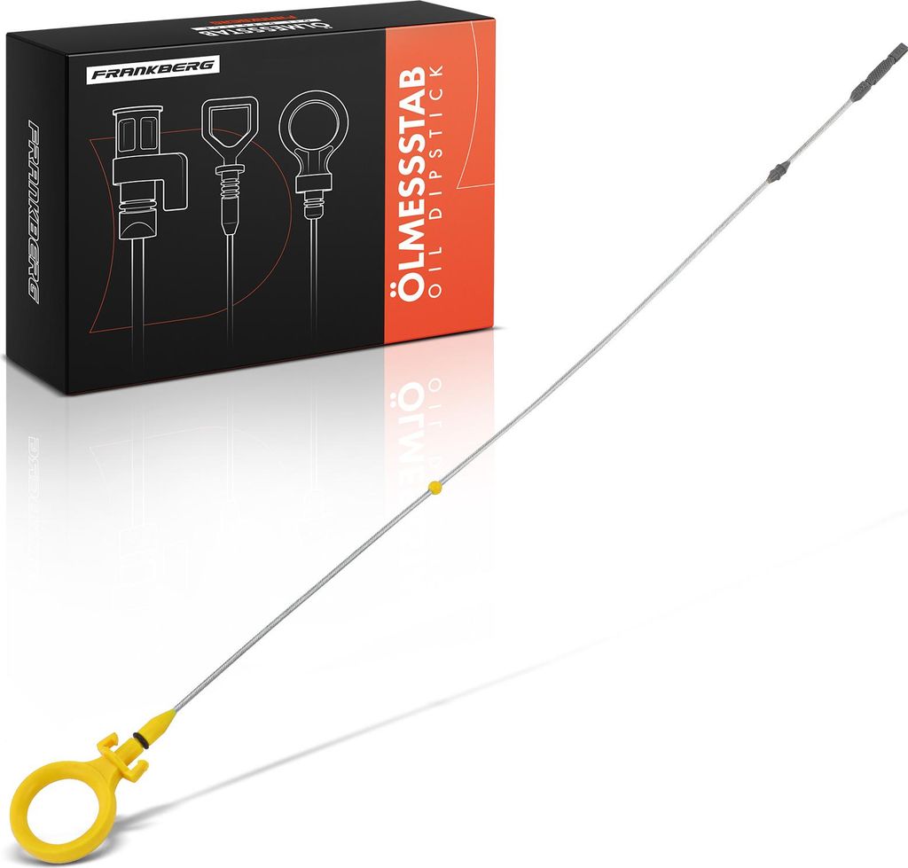 Frankberg 1x Ölmessstab Ölpeilstab Ölstab für VW Golf V Jetta III 1K Audi A3 8P TT Seat Skoda