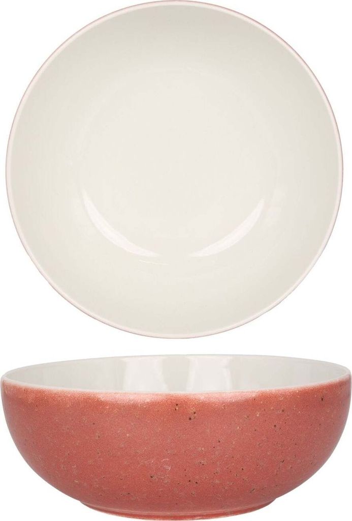 Rinart Tiefe Teller - Rosa - Porzellan - 23 cm (2000cc)