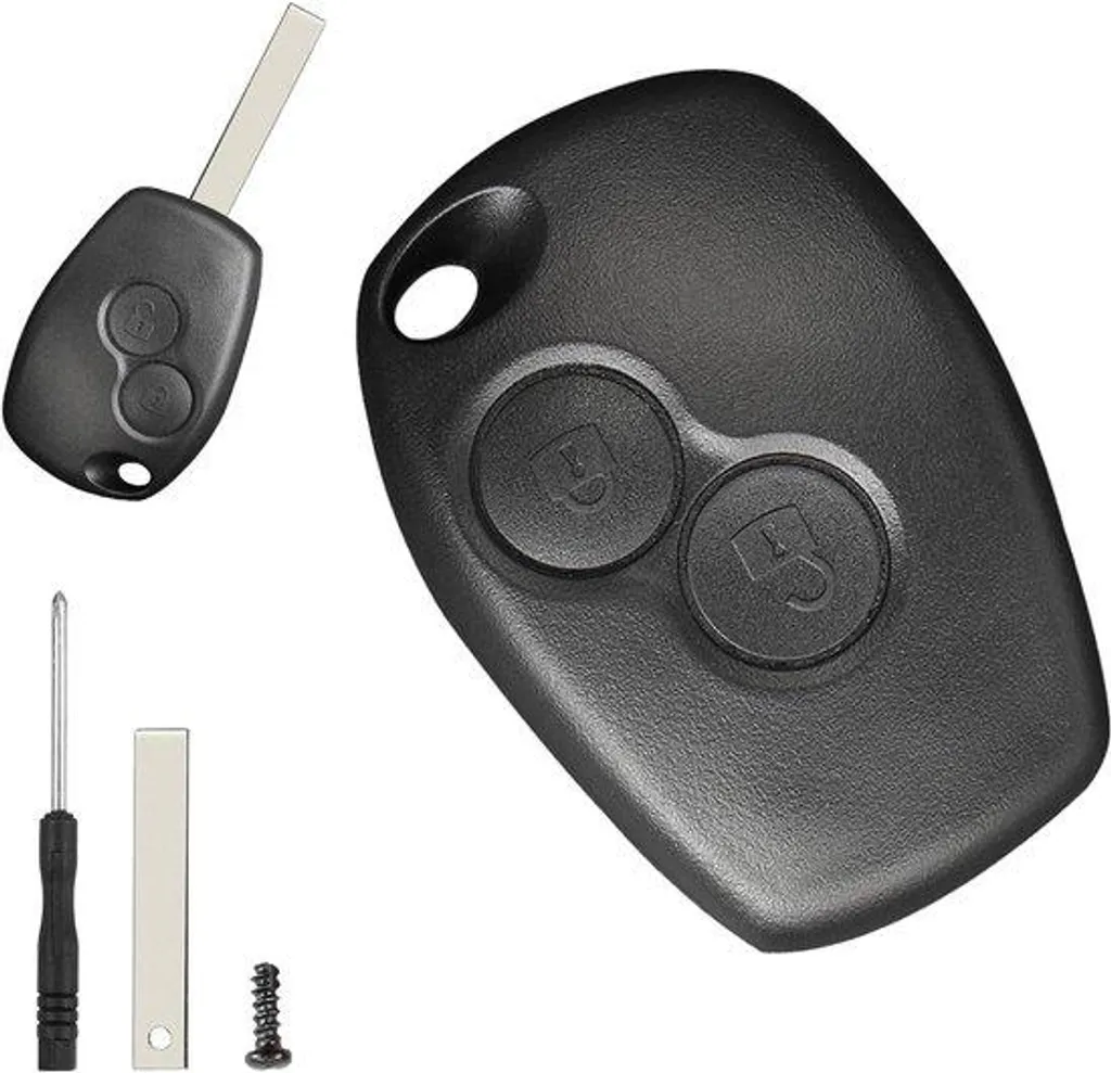Boîtier de Télécommande pour Clé Renault avec Lame et Tournevis Inclus