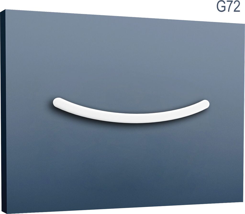 Stuckgesims von Orac Decor G72 Smile Ulf Moritz LUXXUS Zierelement Stuckprofil klassisches Wand Einrichtungs Element weiß