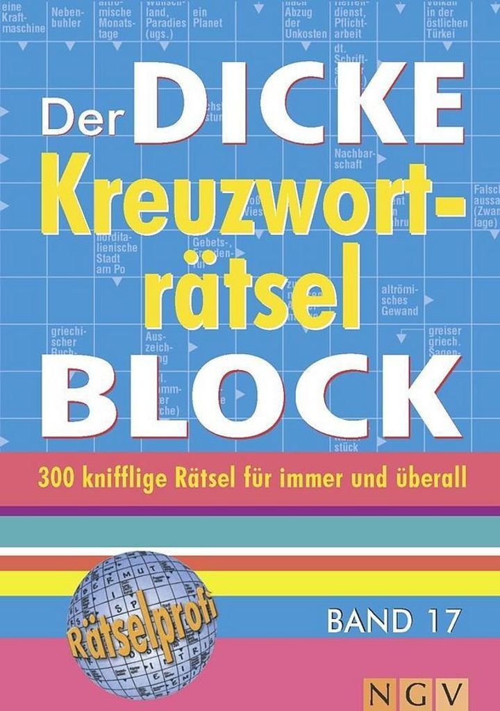 Der dicke Kreuzworträtsel-Block Obrázek produktu 