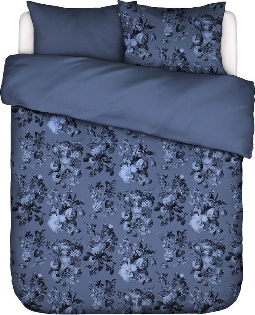 Essenza Twill-Bettwäsche-Garnitur Florice Farbe Bijou blue Größe 140x200+70x90