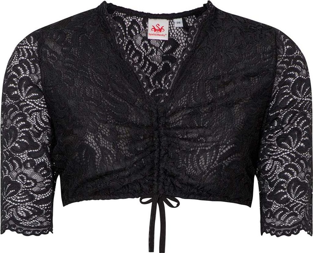 Dirndlbluse Ansbach schwarz 34 Produktbild 
