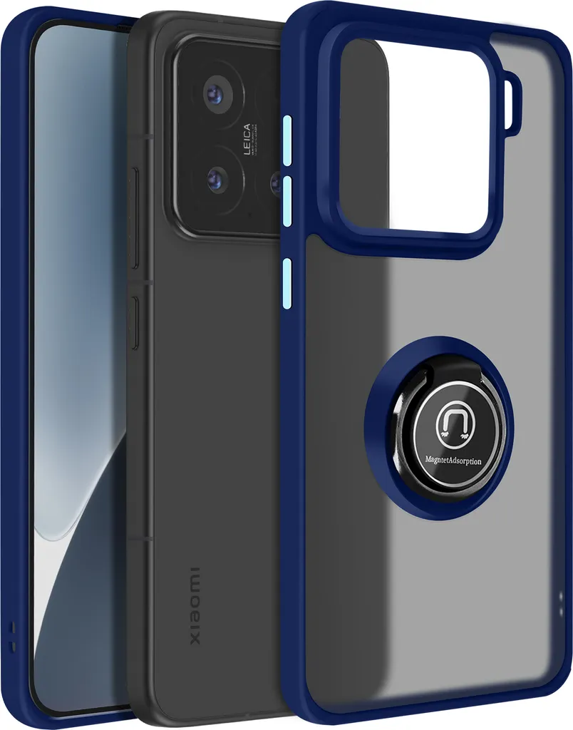 Custodia Protettiva Xiaomi 15 Avizar Blu Scuro con Stand