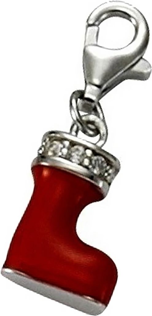 KISMA Schmuck Charms Anhänger Nikolausstiefel Silber 925 D2KIC0119-022