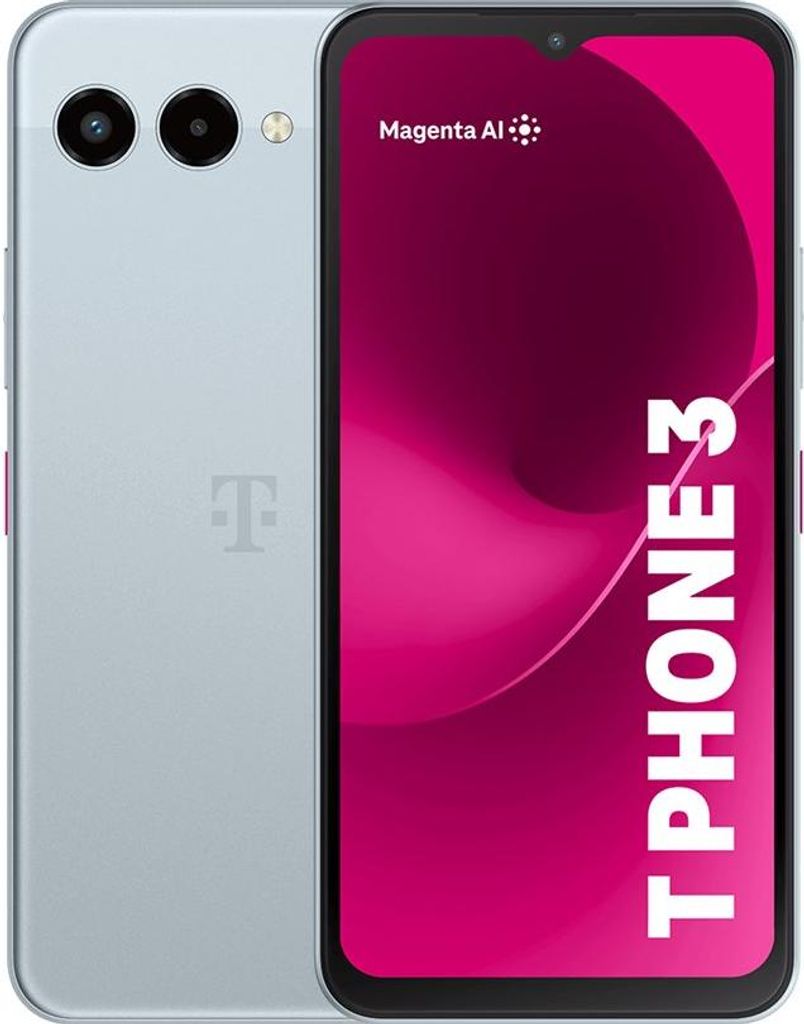 T-Mobile T Phone 3 Smartphone 128GB argento 50MP OIS Immagine del prodotto 