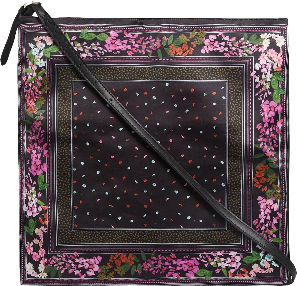 Ted Baker Sateeyn Borsa a Tracolla Satin Scarf Pink - Shopper Glamour