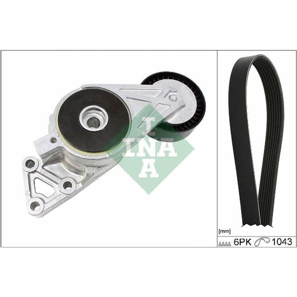 INA 529 0429 10 Keilrippenriemensatz für VW GOLF VI (5K1) Produktbild 
