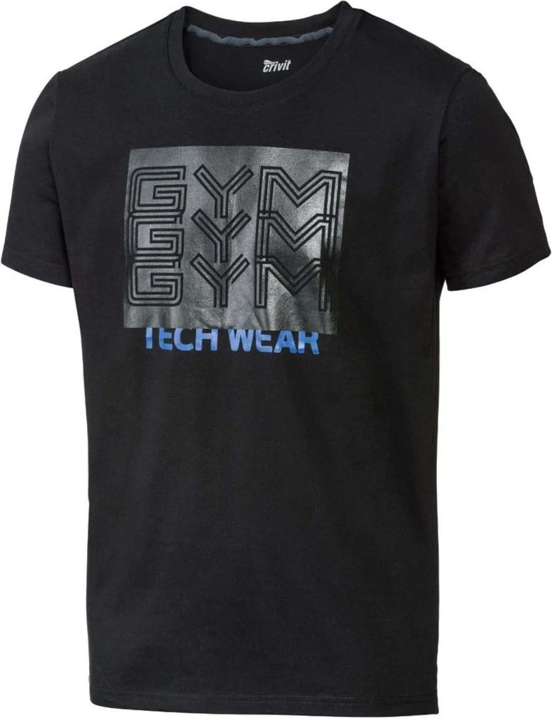 Crivit Herren Funktionsshirt 318834 Schwarz S