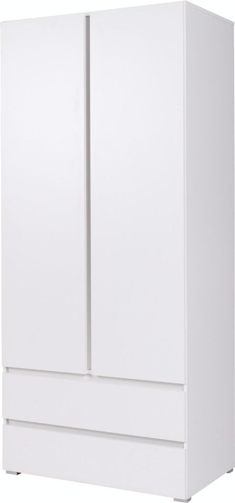 Šatní skříň se šuplíky 92 cm LIONU - bílá Obrázek produktu 
