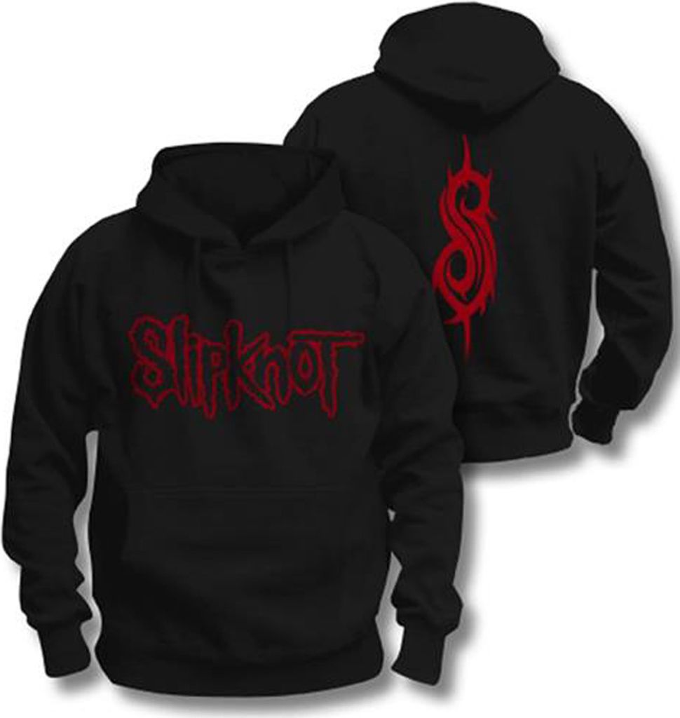 Slipknot Logo (Back Print) Black XL Hoodie