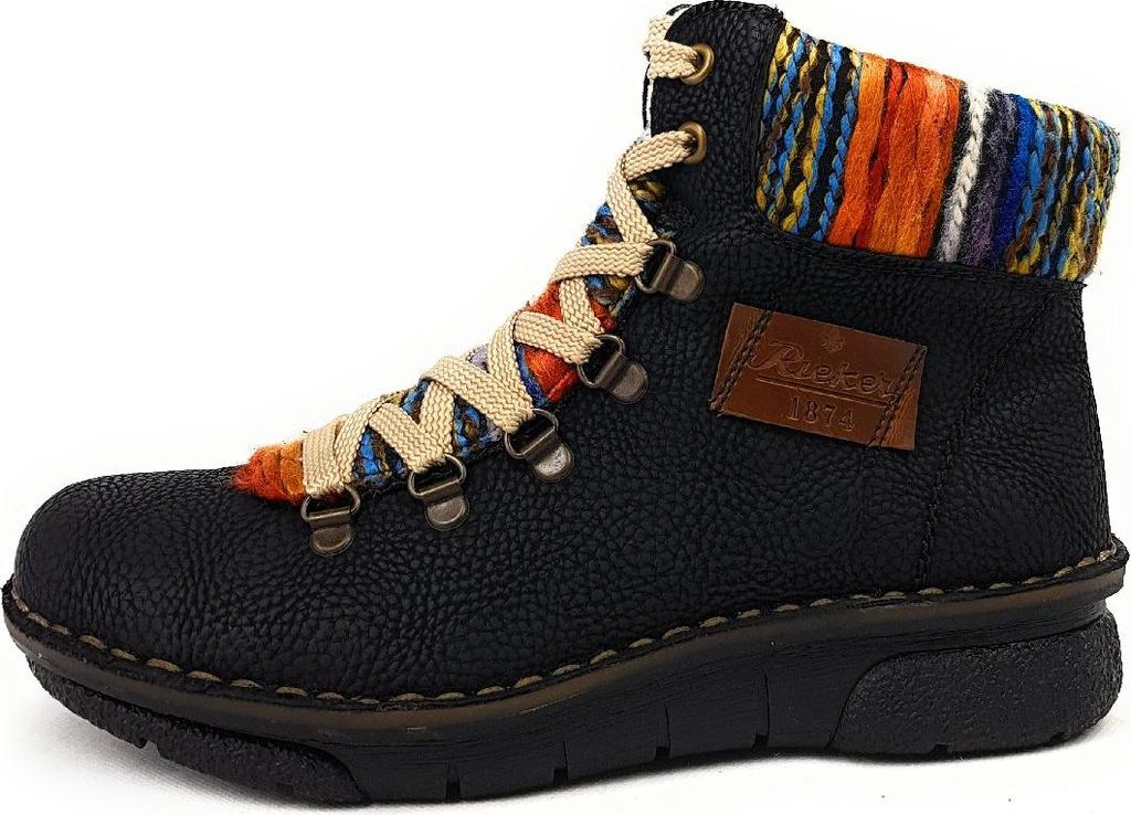 Rieker Damen Stiefeletten 73343-00 Farbe: Schwarz Größe: 38