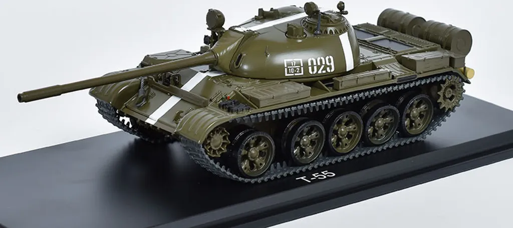 Modèle Réduit Char T-55 1:43 SSM Réplique Historique Prague 1968 en Métal