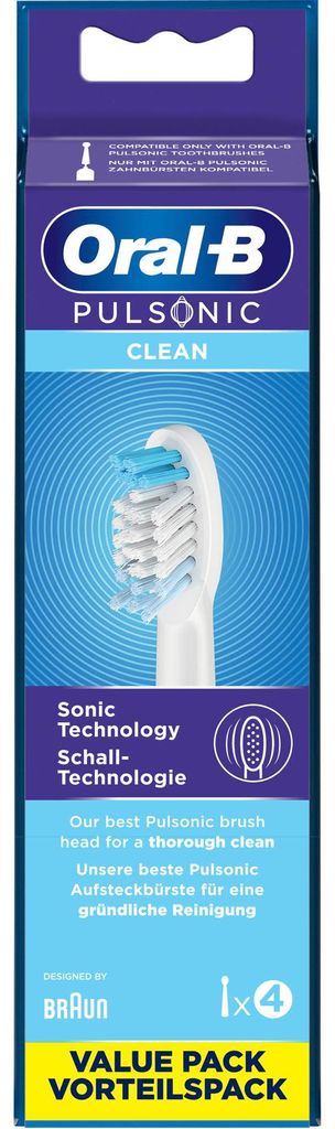 Oral-B Aufsteckbürsten Pulsonic Clean 4er Produktbild 