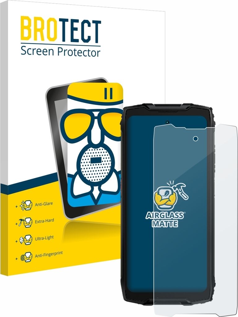 BROTECT Entspiegelungs Schutzglas für Blackview BV9300 Pro Schutzfolie Panzer Folie Glas Display Schutz matt