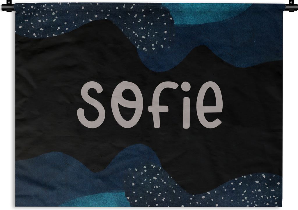 MuchoWow Wandteppich Wandbehang Sofie - Pastell - Mädchen 90x67.5 cm Tapisserie Dekoration Wandtuch - Fototeppich - Wand-Skulpturen