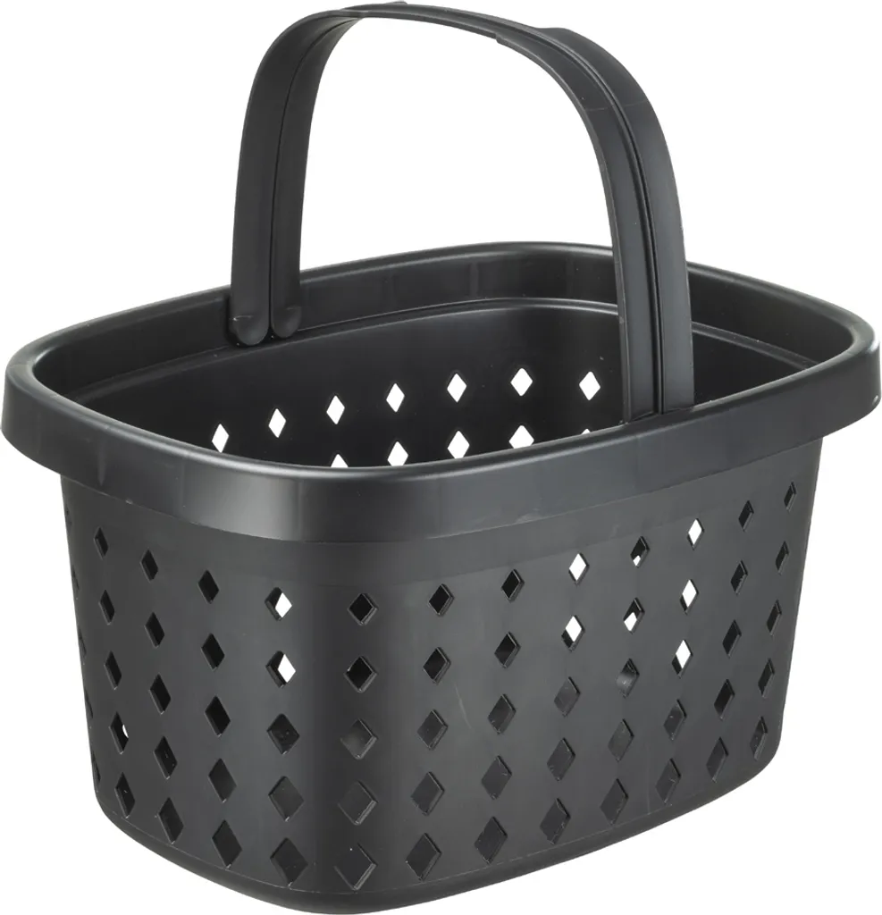 Fini le désordre avec ce panier de rangement 16L noir NHG SEOUL BASKET