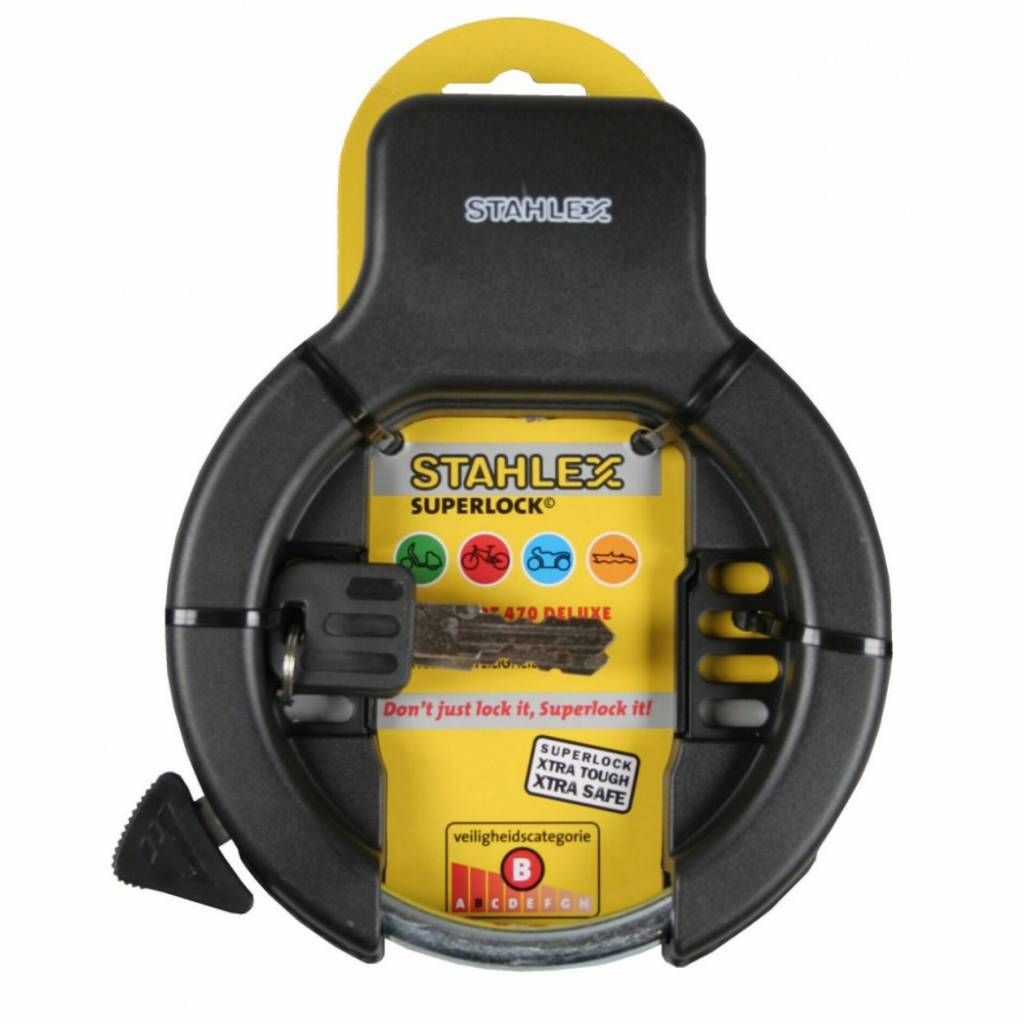 Stahlex 008572 Rahmenschloss STAHLEX 470 Deluxe Fahrrad Schloss