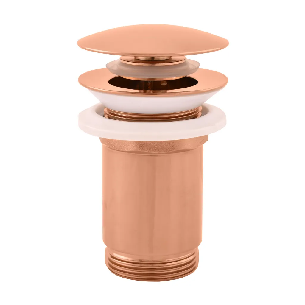 Slezák-RAV MD0484ZRL Bonde de lavabo Click-Clack 5/4 Golden Pink Brillant