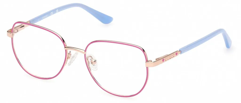 Monture de lunettes femme Guess GU50140 rose taille 47 optique chic