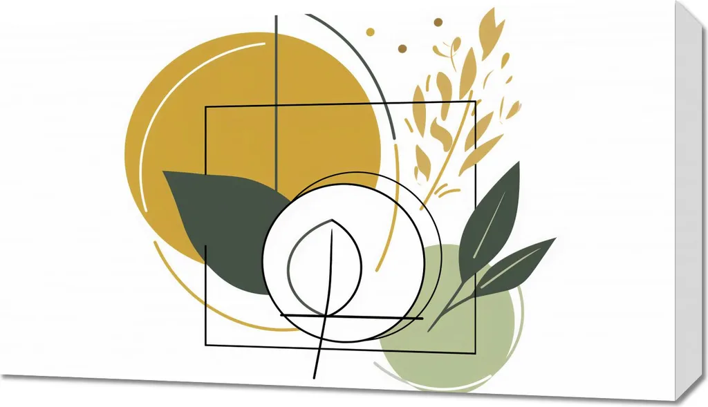Decorazione Parete Sole nel Giardino 70x40 - Quadro Moderno per Salotto