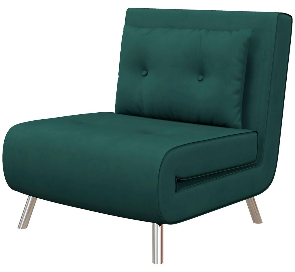 HOMCOM Slaapstoel, inklapbare fauteuil met bedfunctie, Productafbeelding 