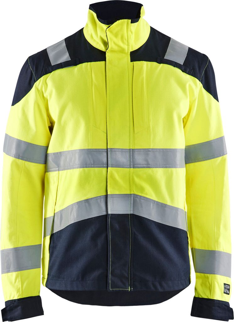 Blakläder Multinorm Jacke Inhärent 4089 1512 in gelb/marineblau, Größe:XL