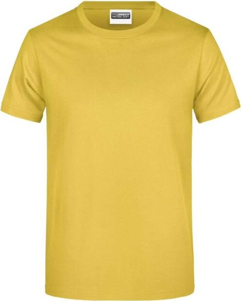 Promo-T Man 150 Klassisches T-Shirt yellow, Gr. M