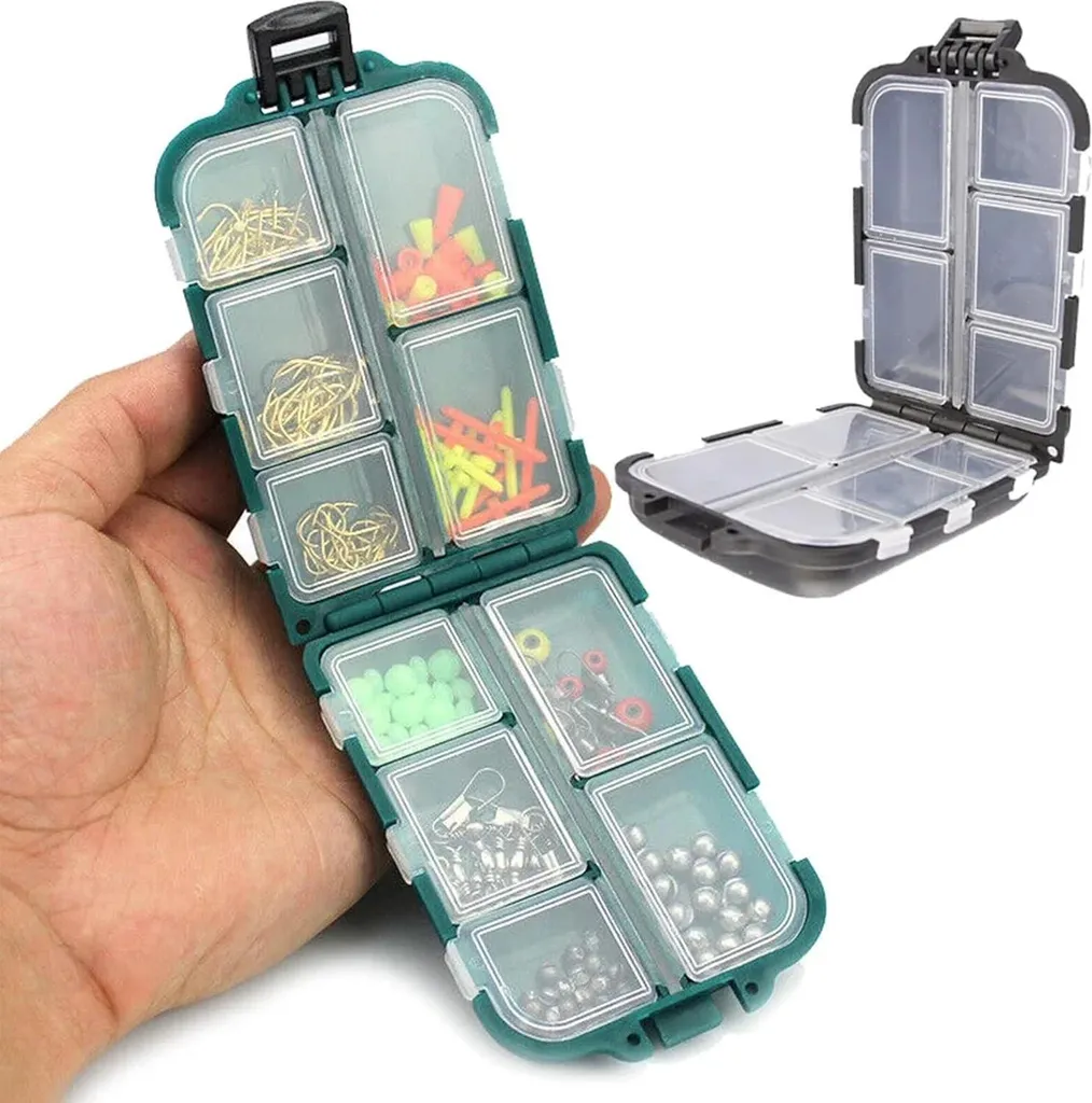 Ne perdez plus vos accessoires : Lot de 4 Boîtes Petits Aasdoos Noir/Vert