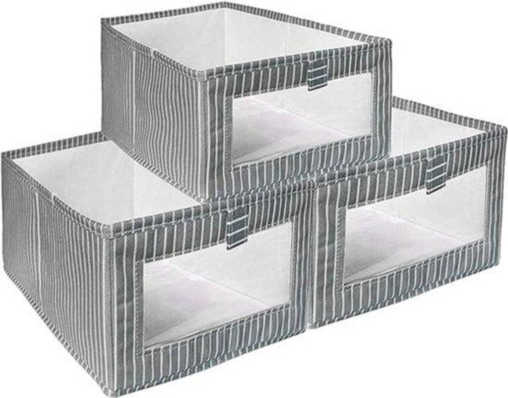 Kleiderschrankbox \ Opvougbare Kleiderbox mit Holzstruktur