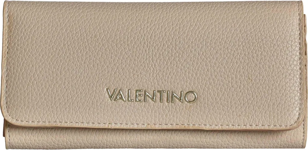 Grand Portefeuille Femme Valentino Bags Alexia Écru avec 18 Emplacements