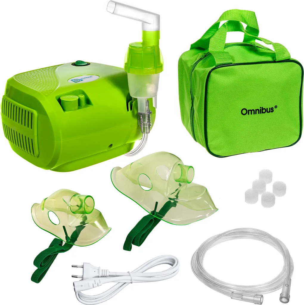 Inhalateur pour Asthme et Bronchite : Omnibus Vert Aérosol Efficace