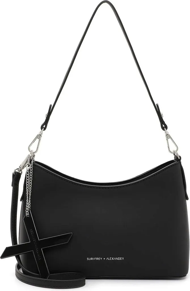 Suri Frey Borsa Alexander Crossbody Black | L'Eleganza del Nero Vegan