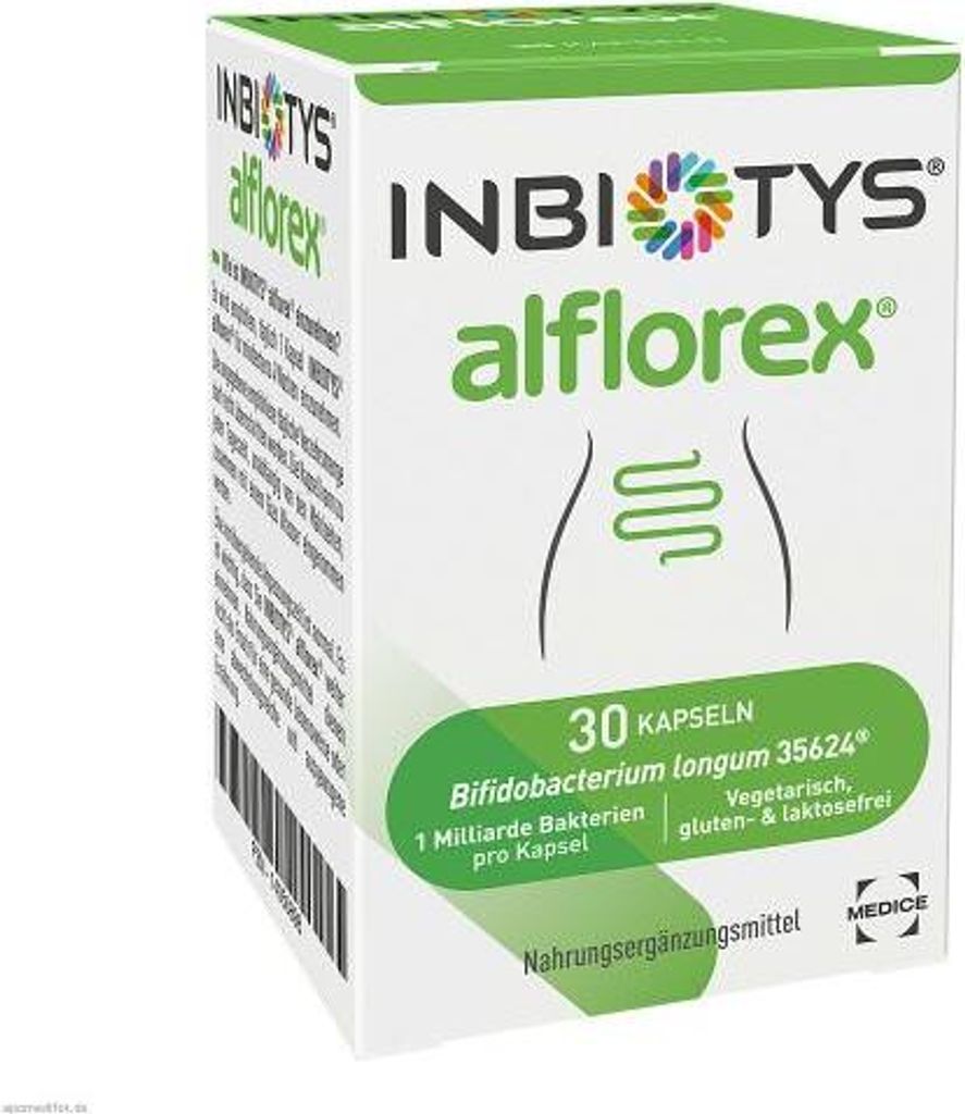 Alflorex Inbiotys bei Reizdarm Kapseln 30 St Produktbild 